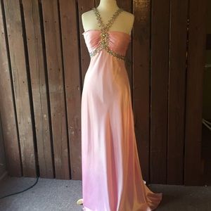 Pink formal dress